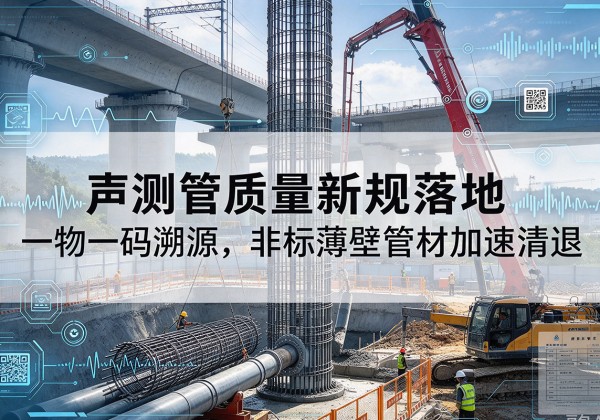 介休声测管质量新规落地，一物一码溯源，非标薄壁管材加速清退